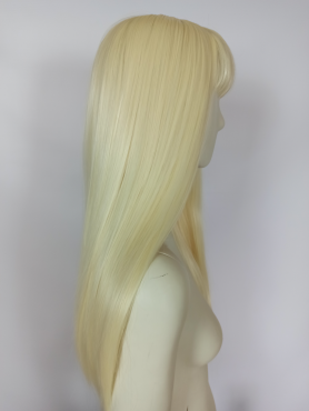 Peruka z prostą grzywką jasny blond Barbie PK102