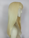 Peruka z prostą grzywką jasny blond Barbie PK102