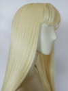 Peruka z prostą grzywką jasny blond Barbie PK102