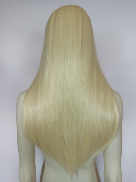 Peruka z prostą grzywką jasny blond Barbie PK102