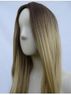 Peruka ombre bez grzywki złoty blond PK045