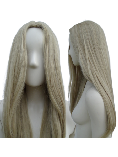 Peruka bez grzywki platynowy blond PK022