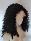 Peruka lace front czarna afroloki LF011