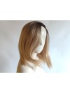 Peruka bob ombre jasny blond bez grzywki PK163