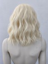Peruka blond fale do ramion z grzywką PK055