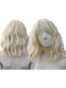 Peruka blond fale do ramion...