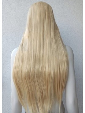 Peruka z grzywką jasny blond PK009