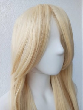 Peruka z grzywką jasny blond PK009